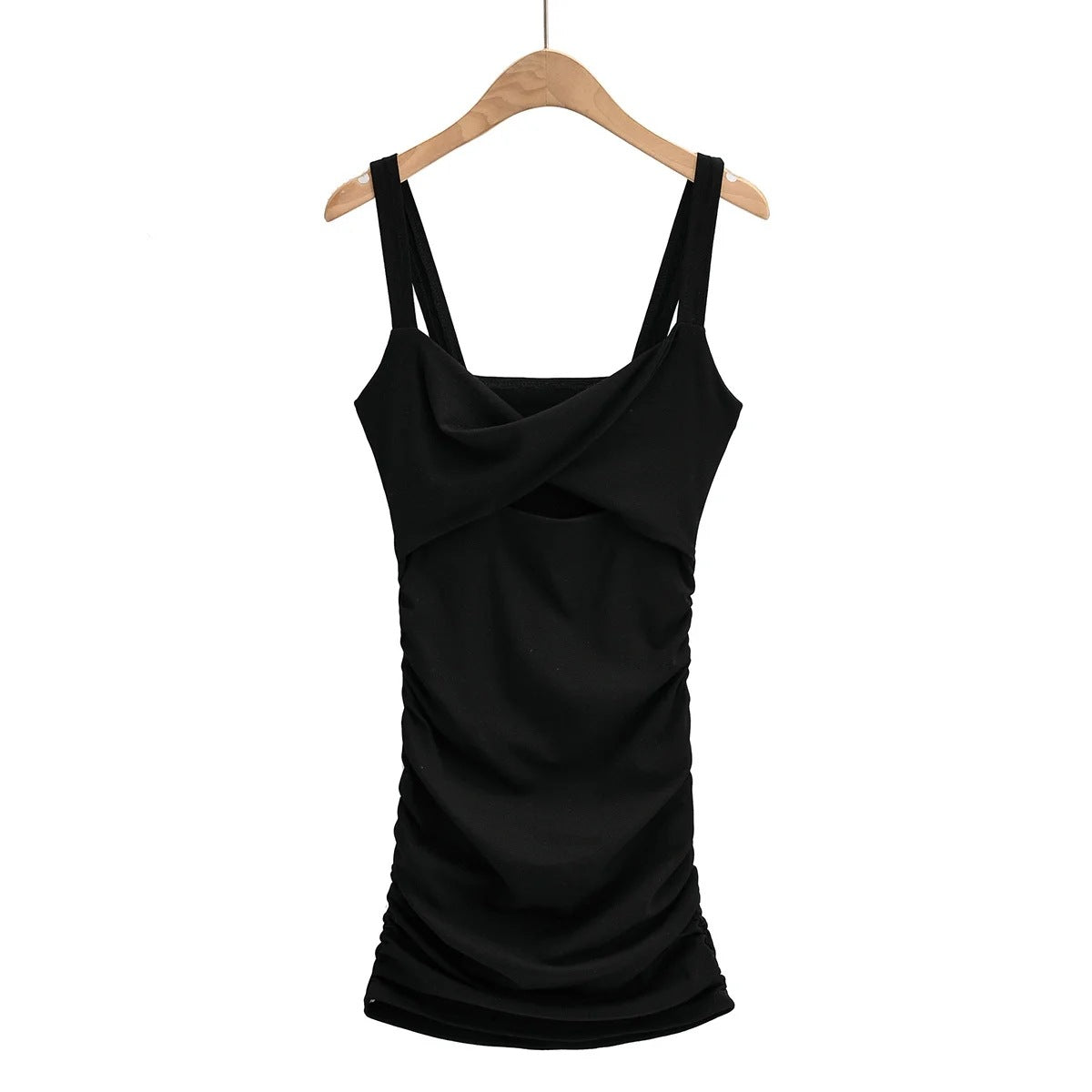 Cutout Spaghetti-Strap Bodycon Mini Dress, view 2