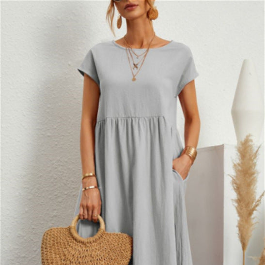 β¨ Chic A-Line Cotton Dress β Comfy, Stylish & Perfect for Any Occasion β¨
