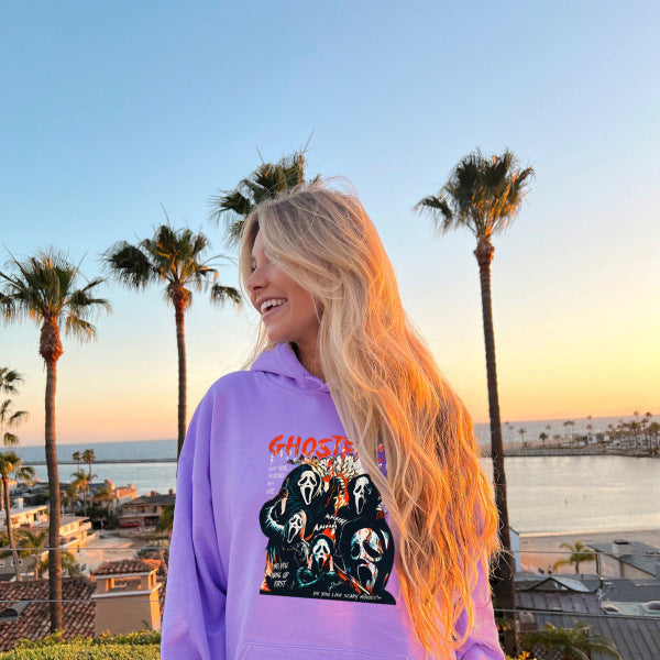 π€ Sleeveless Ghost Print Hoodie β Trendy & Comfy for Spooky Vibes π»