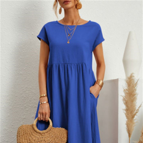 β¨ Chic A-Line Cotton Dress β Comfy, Stylish & Perfect for Any Occasion β¨