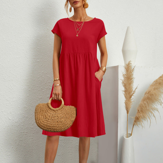 β¨ Chic A-Line Cotton Dress β Comfy, Stylish & Perfect for Any Occasion β¨
