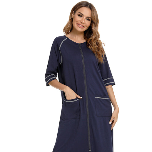 🛌 Cozy & Chic Loose Loungewear Nightdress – Soft, Stylish & Comfy 🌙