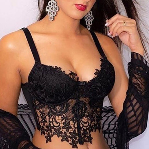 🔥 Sexy Lace Lingerie Set – Spaghetti Strap Bra & Thong for a Sultry Look 🔥