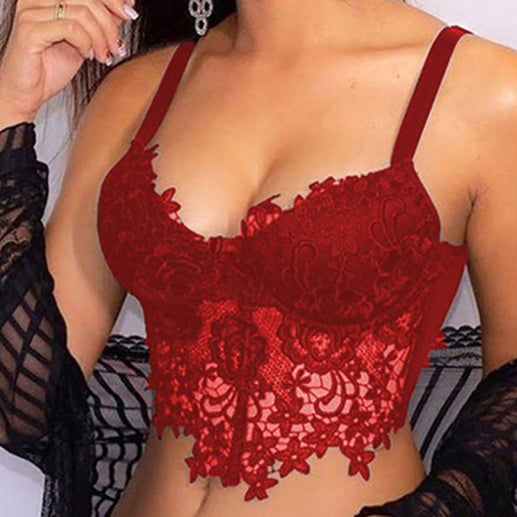 🔥 Sexy Lace Lingerie Set – Spaghetti Strap Bra & Thong for a Sultry Look 🔥