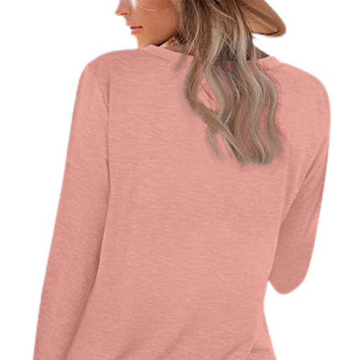 ✨ Chic & Comfy V-Neck Long Sleeve Top – Trendy Everyday Essential ✨