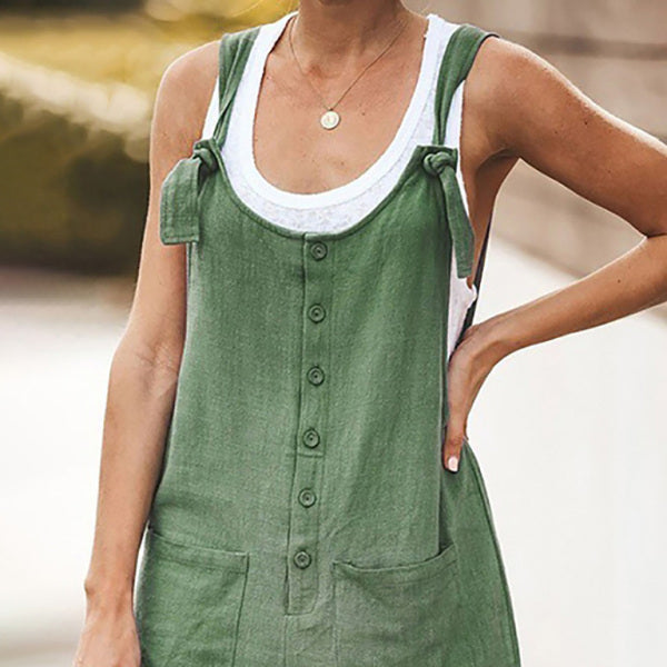 ✨ Cute & Comfy Daisy Bib Shorts – Boho Summer Overalls 🌸