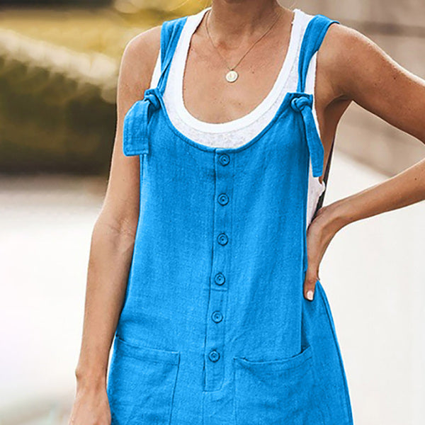 ✨ Cute & Comfy Daisy Bib Shorts – Boho Summer Overalls 🌸