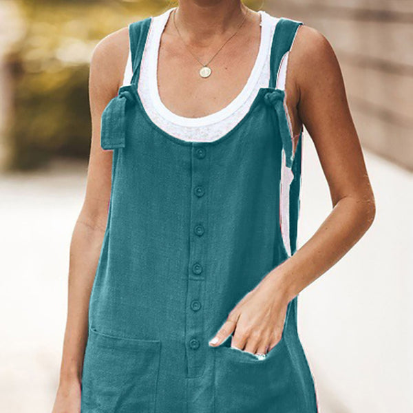 ✨ Cute & Comfy Daisy Bib Shorts – Boho Summer Overalls 🌸