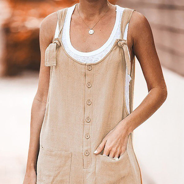 ✨ Cute & Comfy Daisy Bib Shorts – Boho Summer Overalls 🌸