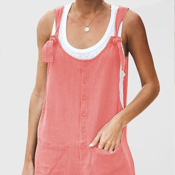 ✨ Cute & Comfy Daisy Bib Shorts – Boho Summer Overalls 🌸