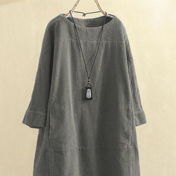 π§‘ Cozy Corduroy Retro Dress β Chic & Comfy Fall Essential β¨