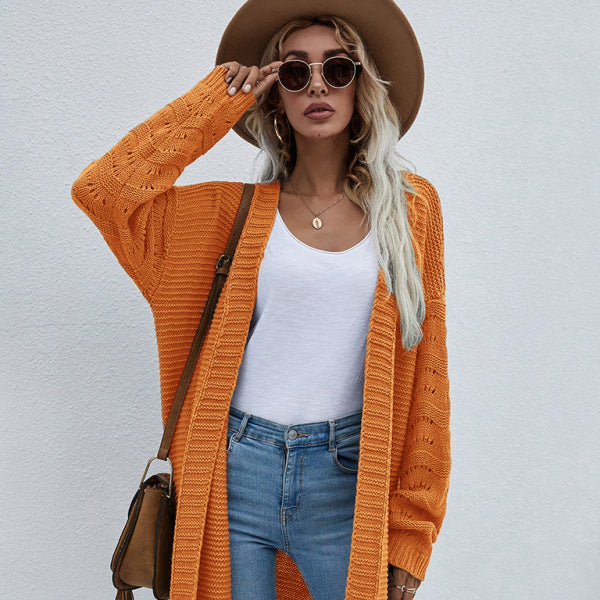 π§₯ Cozy Knit Cardigan for Women β Chic Open Front Sweater for Layering β¨