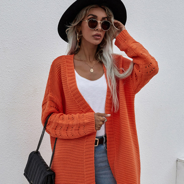 π§₯ Cozy Knit Cardigan for Women β Chic Open Front Sweater for Layering β¨