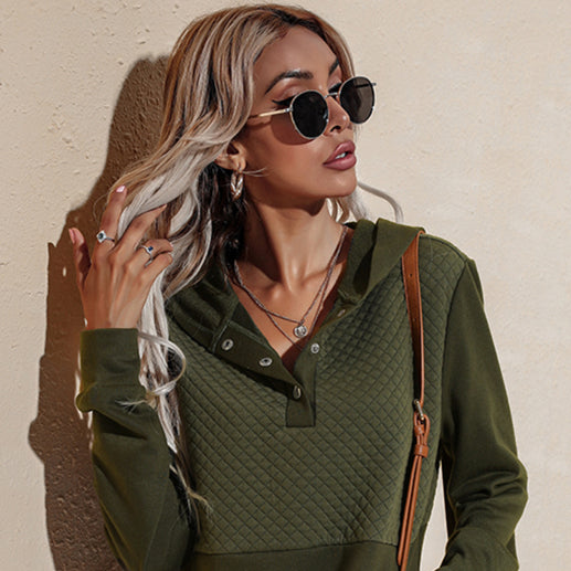 ποΈ Cozy & Chic Patchwork Hoodie β Perfect for Fall & Winter Fashion π§₯β¨