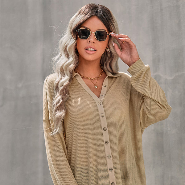 ποΈ Cozy Chic Knit Top β Stylish Loose Fit Sweater for Women π