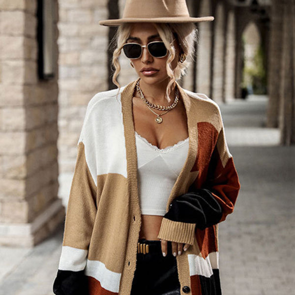 π§₯ Cozy & Chic Long Sleeve Knit Cardigan β Stylish Fall Sweater for Any Occasion π