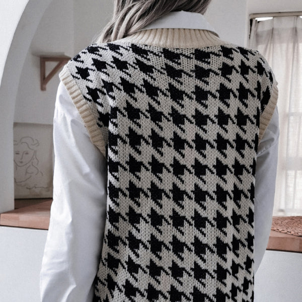 π§Ά Cozy Chic V-Neck Knit Sweater Vest β Trendy & Cute Layering Staple π§Ά