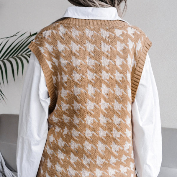 π§Ά Cozy Chic V-Neck Knit Sweater Vest β Trendy & Cute Layering Staple π§Ά