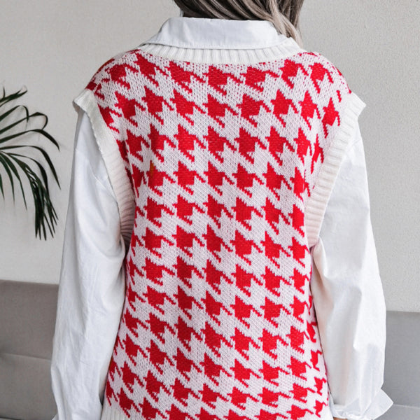 π§Ά Cozy Chic V-Neck Knit Sweater Vest β Trendy & Cute Layering Staple π§Ά