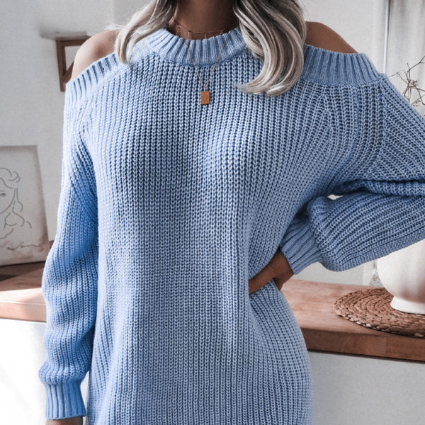 β¨ Cozy Chic Off-Shoulder Sweater Dress β Stylish, Comfy & Perfect for Fall βοΈ