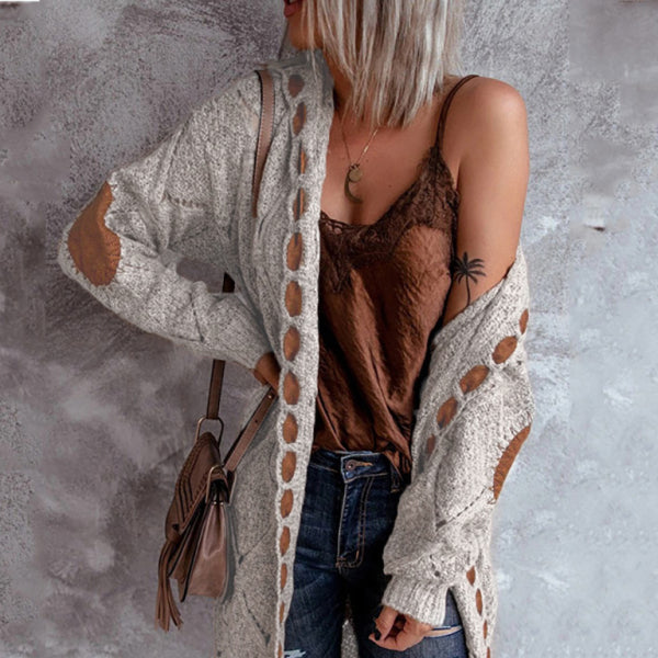 π§₯ Cozy Colorblock Hooded Cardigan Sweater β Trendy Fall Must-Have β¨