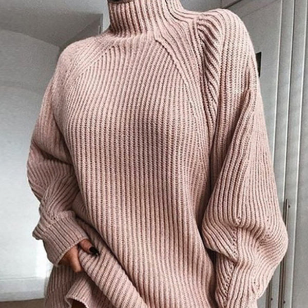 🖤 Cozy Chic Turtleneck Sweater Dress – Effortless Style for Fall & Winter ❄️