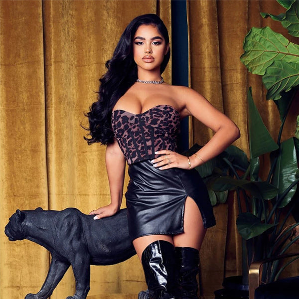 High Waist PU Leather Mini Skirt – stylish, Chic & Flattering Fit