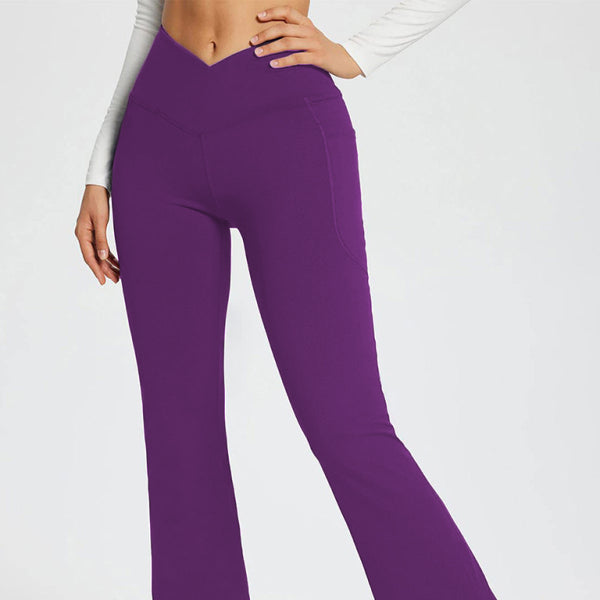 Women's High Waist Wide Leg Bootcut Lounge Pants