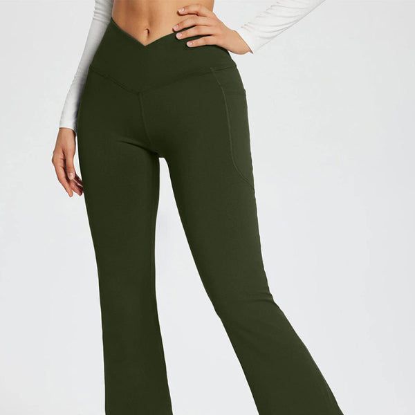 Women's High Waist Wide Leg Bootcut Lounge Pants