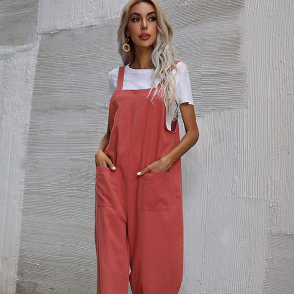 ποΈ Trendy Cotton Linen Overalls Womenβs Sleeveless Jumpsuit β Chic & Comfy for Everyday Wear βοΈ