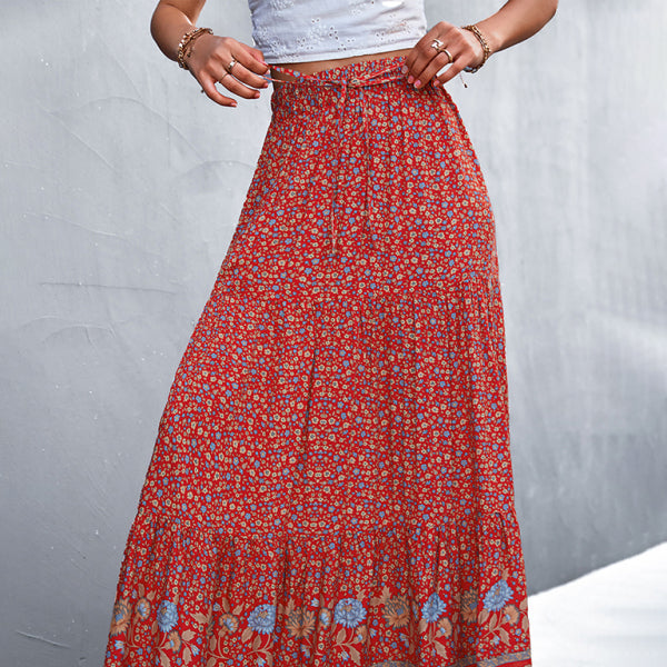 β¨ Flowy High Waist Floral Maxi Skirt β Chic & Breezy for Summer Vibes βοΈπ