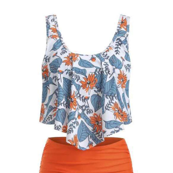 π©· High Waist Ruffle Bikini Sexy Floral Swimsuit β Trendy & Flattering Fit π©·