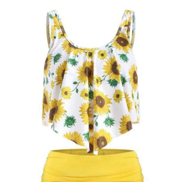 π©· High Waist Ruffle Bikini Sexy Floral Swimsuit β Trendy & Flattering Fit π©·