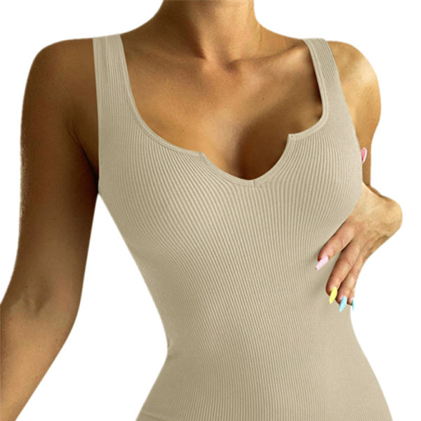 β¨ Chic Ribbed Knit V-Neck Jumpsuit β Sleek, Stylish & Comfy Must-Have β¨