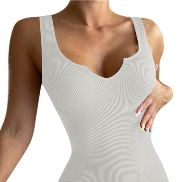 β¨ Chic Ribbed Knit V-Neck Jumpsuit β Sleek, Stylish & Comfy Must-Have β¨