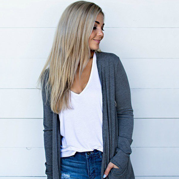 ποΈ Chic & Cozy Knit Cardigan β Long Sleeve Trendy Layering Essential π