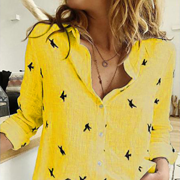 ποΈ Chic Linen Long Sleeve Shirt β Casual & Breathable Spring Must-Have βοΈ