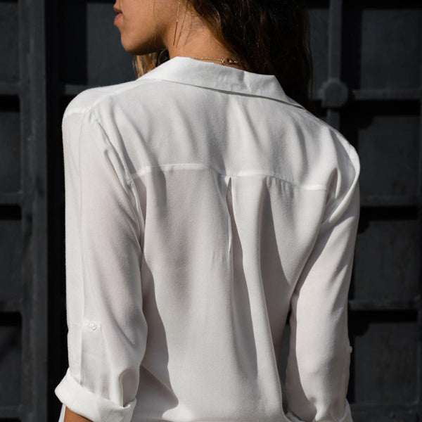 🛍️ Chic Lapel Collar Blouse – Stylish, Lightweight & Perfect for Any Occasion ✨