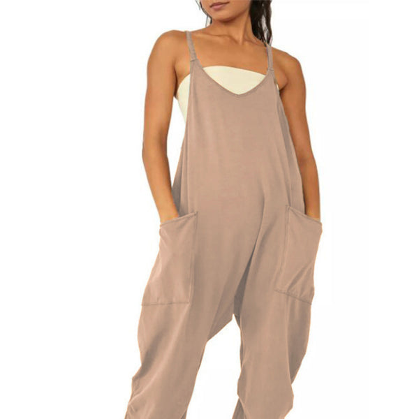 β¨ Chic & Comfy V-Neck Jumpsuit with Pockets β Perfect for Everyday & Vacation β¨