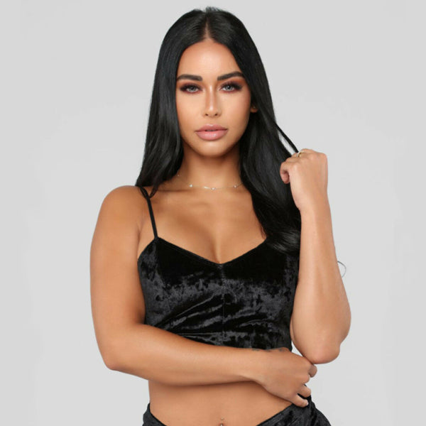 π€ Velvet V-Neck Lingerie Set β Sexy & Comfy Two-Piece Sleepwear π«