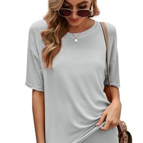 ποΈ Cozy & Chic Two-Piece Lounge Set β Casual Short Sleeve Top & Shorts for Women πΈ