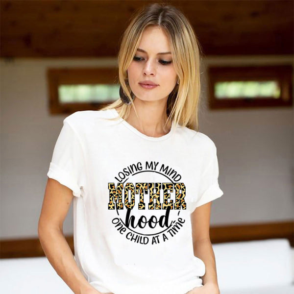 🖤 Chic Leopard Print Knit T-Shirt for Women – Trendy & Comfy Must-Have 🖤