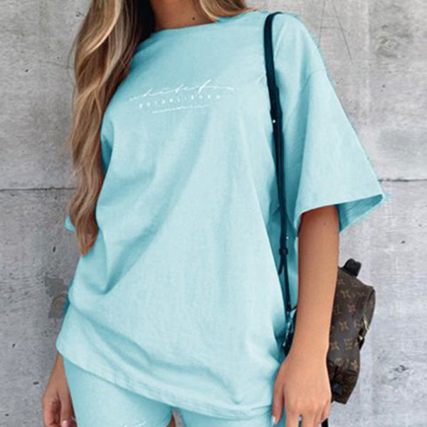 π₯ Trendy Letter Print Two-Piece Set β Casual, Chic & Comfy Outfit π