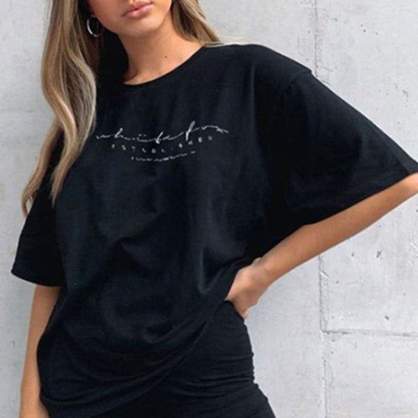 π₯ Trendy Letter Print Two-Piece Set β Casual, Chic & Comfy Outfit π