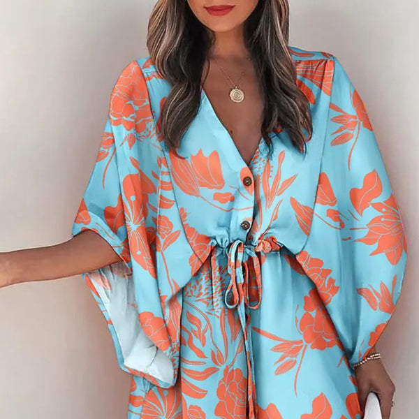 πΈ Flowy Floral Vacation Dress β Boho Chic Summer Outfit βοΈ