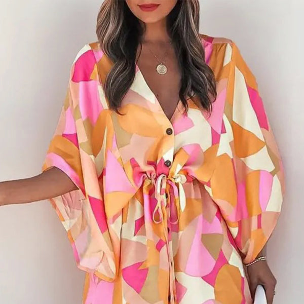 πΈ Flowy Floral Vacation Dress β Boho Chic Summer Outfit βοΈ