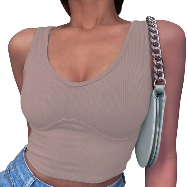 π€ Chic & Comfy V-Neck Knit Tank Top β Stretchy, Stylish & Perfect for Any Occasion β¨