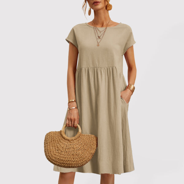 β¨ Chic A-Line Cotton Dress β Comfy, Stylish & Perfect for Any Occasion β¨