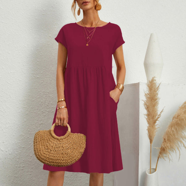 β¨ Chic A-Line Cotton Dress β Comfy, Stylish & Perfect for Any Occasion β¨