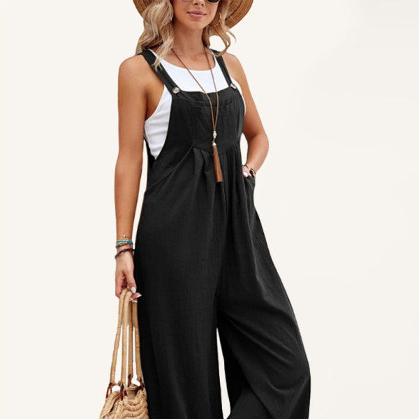 🛍️ Cozy & Chic Women's Solid Casual Overalls – Perfect for Any Outfit ✨